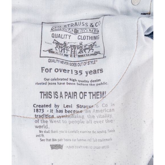 Levi’s 550 Relaxed Fit Tapered Leg Jeans Men’s 40x34 Light Wash Blue Denim - Picture 4 of 5